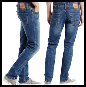 Levi’s Strauss |👖511 SlimVintage Blue Denim Jeans Size 31/32 with Cut-Out Knees